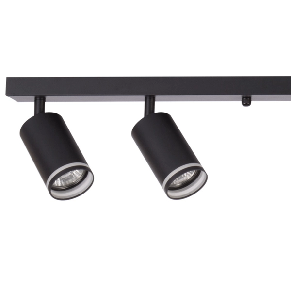 Lampa przysufitowa tubki PARIS 322364 regulowana czarny