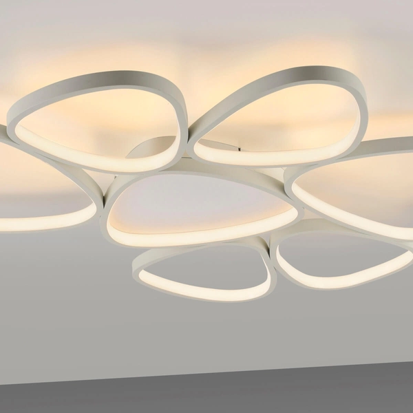 Lampa nasufitowa Pebbles 14046-16 Just Light LED 54W 3000K kamyki biała