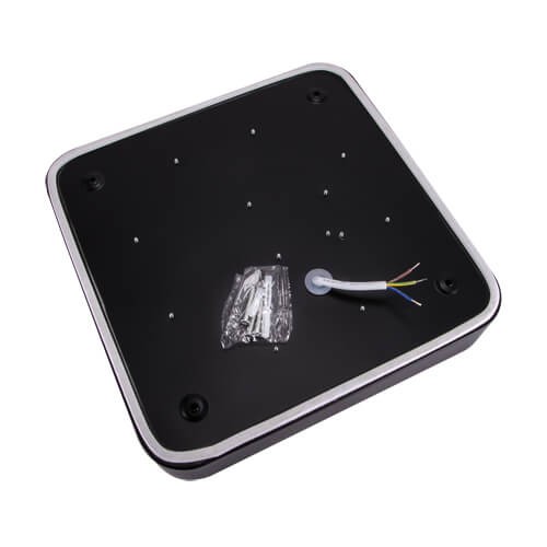 Plafon LAMPA sufitowa TOTEM LED D 03930 Ideus metalowa OPRAWA kwadratowa LED 24W 4000K plafoniera minimalistyczna czarna
