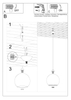 Szklana LAMPA wisząca SL.0249 OPRAWA zwis kula szampańska OUTLET
