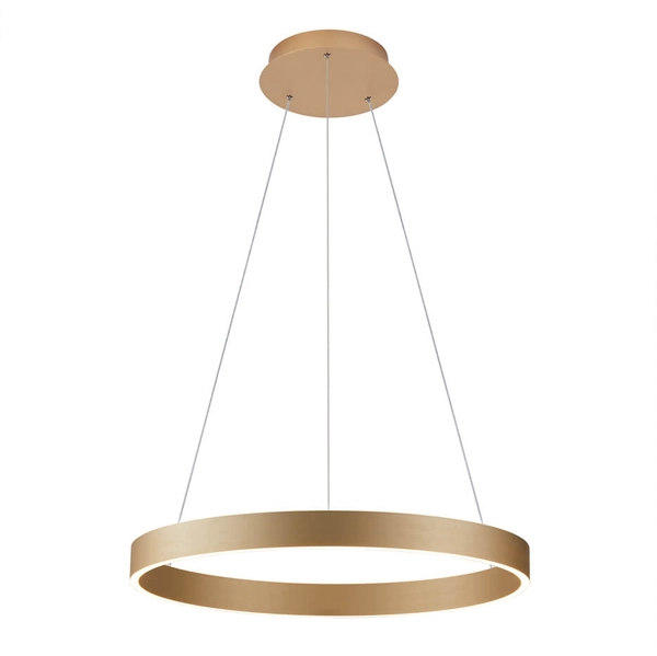 Lampa pierścień zwis Brasco PND-56215D-060RPC-GD-3KS4K-TRDIMM Italux LED 60W 3000-4000K złoty