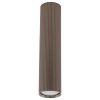 Nowoczesna sufitowa lampa Tube 11029 tuba żebrowana brązowy