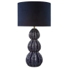 Ceramiczna stołowa lampa Lorelai LOR4223 z abażurem niebieska