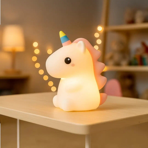 Bezprzewodowa lampka nocna Unicorn ML2264 LED 1W 3000K RGB różowy