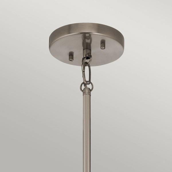 Lampa wisząca świecznikowa QN-KARLEE3 łezka srebrna