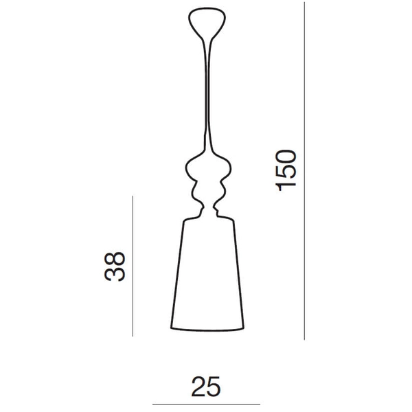 Industrialna lampa wisząca Baroco czarna nad stolik
