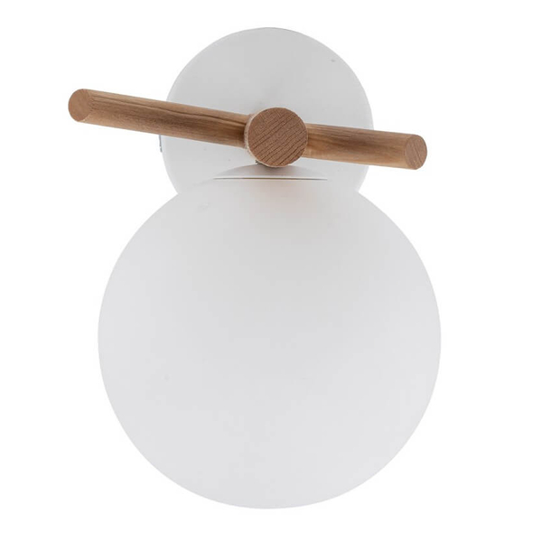 Kinkiet ścienny Sheron 5307 TK Lighting boho eko drewniany biały
