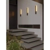 Lampa ścienna KAPRUN czarna W0458 LED 6W 3000K IP65 na elewację