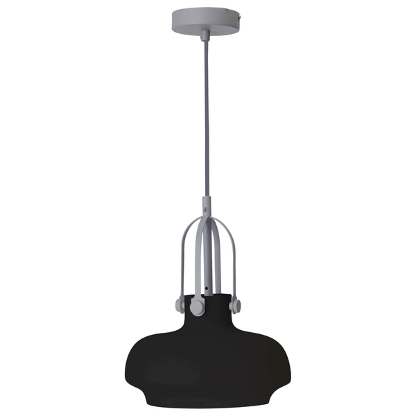 LAMPA wisząca FIANO LP-3763/1P CZARNY Light Prestige szklana OPRAWA industrialna ZWIS czarny
