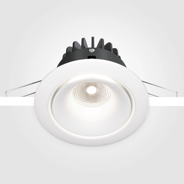 Jadalniana lampa wpuszczana Yin DL031-L12W4K-W Maytoni LED 12W 4000K biała