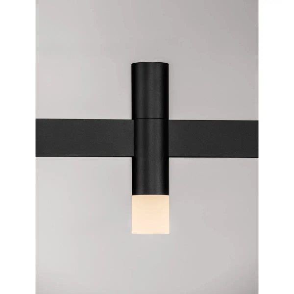 Potrójna lampa wisząca do salonu CORVETA LE45426 LED 12W 3000K czarna