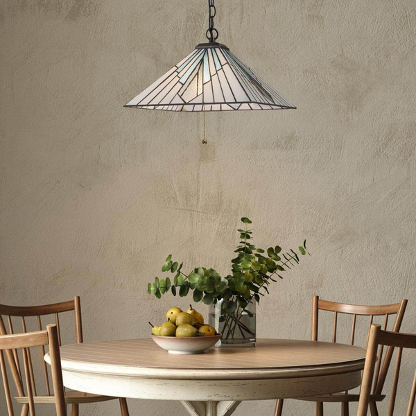 Zwisająca lampa z regulacyjną Alderley TF-ALDERLEY-P szklana kolorowa