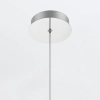 Wisząca lampa Espada QN-ESPADA-1P-PC LED 18W 3000K szklana tuba srebrny