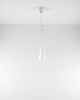 LAMPA wisząca SL.0569 industrialna OPRAWKA zwis na żarówkę biały