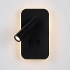 Regulowany kinkiet ścienny Doria WL-83957-1-BK LED 8W 3000K tuba czarna