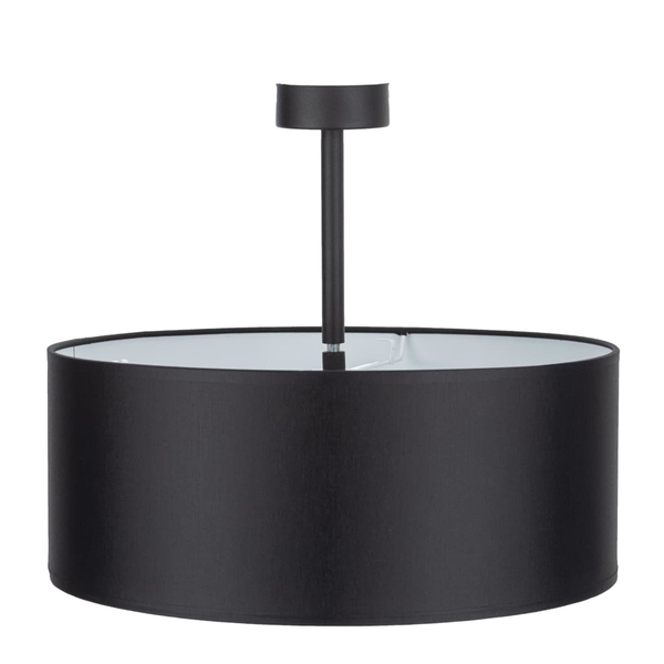 Minimalistyczna lampa sufitowa Rondo 4246 TK Lighting z tkaniny czarna