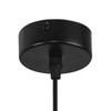 LAMPA wisząca SOLIN LP-181/1P BK Light Prestige metalowa OPRAWA zwis czarny