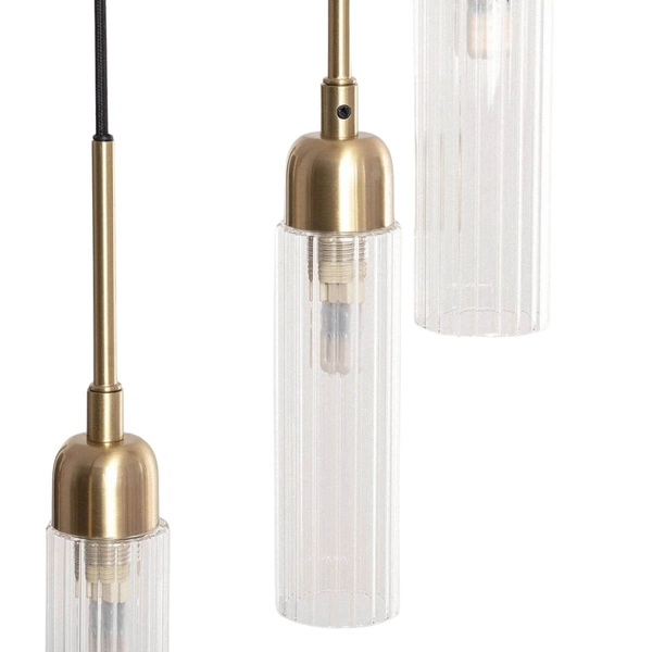 Kaskadowa lampa wisząca Speranza ABR-LWSPR-6XG9 szklana złota