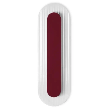 Szklana lampa ścienna Riflo RIWB64002 LED 4,8W 3000K burgundowy