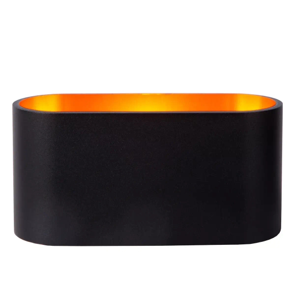 Metalowa lampa ścienna XERA 23254/01/30 Lucide czarna złota