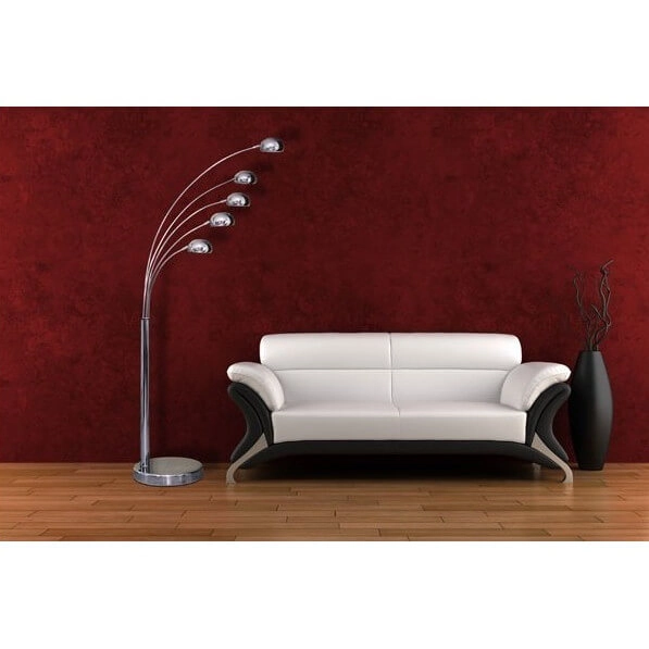 Podłogowa lampa do salonu PALP AZ2622 Azzardo wielopunktowa biały