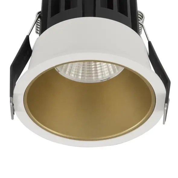 Lampa podtynkowa sufitowa ARAMIEL LE65108 LED 13W 2700K złota biała