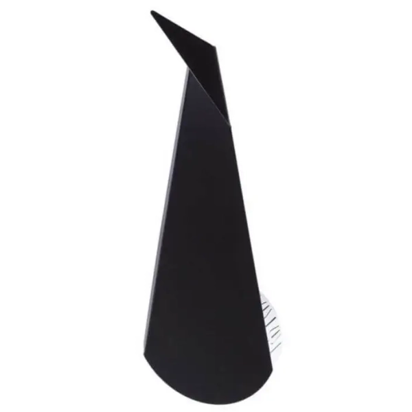 Ścienna lampa ORIGAMI PAWN-B metalowa paw LED 3W 3000K kinkiet czarny