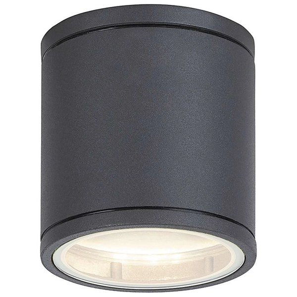 Downlight LAMPA sufitowa stropowa AKRON 8150 Rabalux okrągła OPRAWA elewacyjna tuba zewnętrzna IP54 grafitowa