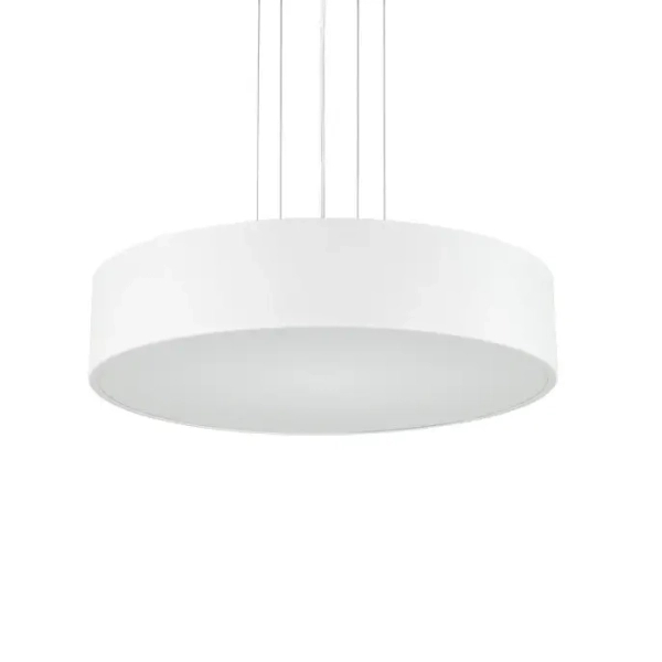 Nowoczesna wisząca lampa do kuchni Kengo 5233 okrągła biała