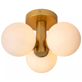 Sufitowa lampa modernistyczna Trudy złota szklane kule