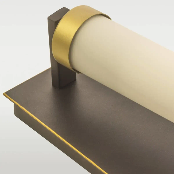 Kinkiet na ścianę Dublin W01162BZ Cosmolight złoty czarny przezroczysty