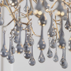 Salonowa lampa wisząca L&-190301 Light& gałązki srebrna dymiona