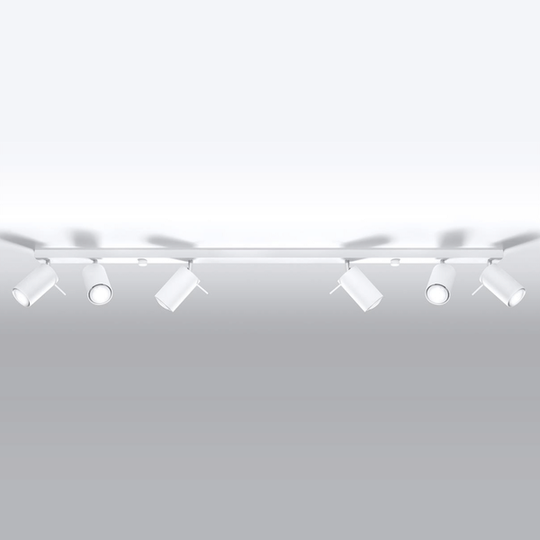 Reflektorowa lampa sufitowa Ring SL.0333 Sollux do jadalni biała