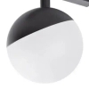 Lampa do szyn magnetycznych 10152 kula LED 8W 3000K czarna biała