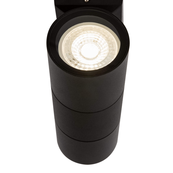 Zewnętrzna lampa Bowery O574WL-02B IP54 natynkowa czarna