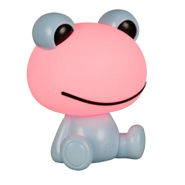 Stołowa lampka dziecięca żabka HOPPER R57971112 LED 0,3W 3000K niebieski