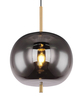 Wisząca lampa kulista Blacky 15345H 1MM mosiądz przydymiona