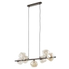 Lampa wisząca do gabinetu Lava Brown 11033 szklane kule brązowy
