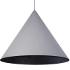 Skandynawska lampa wisząca VESUVIO 41055 stożek szary czarny