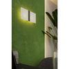 Sufitowa lampa sypialniana SL.1007 biała nad łóżko prostokąt