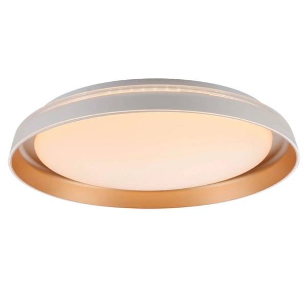 Okrągły plafon Sati 14368-60 Just Light LED 19,5W 3000K do jadalni mosiądz