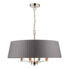 Metalowa lampa wisząca Cristin CRI0439 Dar Lightning nikiel szara