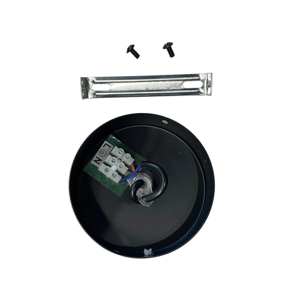 Zwisowa lampa szklana Tropea LP-2004/1P M WH kopuła biała niebieska