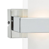 Szklana lampa ścienna Apt APT0750 LED 6W 3000K chrom przezroczysty
