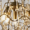 Lampa glamour wisząca L&-181675 Light& glamour sopelki złote