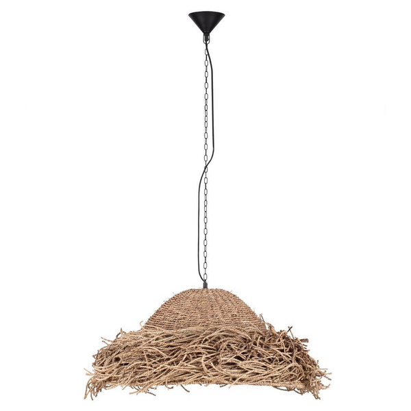 Ekologiczna lampa wisząca ALLENDE LE44490 trawa morska beżowy