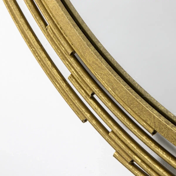 Okrągłe lustro dekoracyjne Cristo 5059413703577 złoty