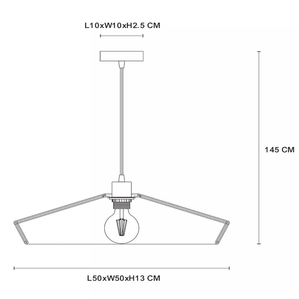 Skandynawska lampa wisząca Yunkai zwis do salonu drewno