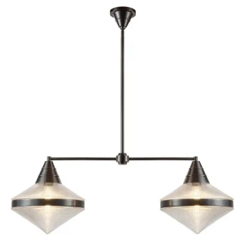 Modernistyczna lampa wisząca Willard QN-WILLARD-LP2-UBZ-PG szary
