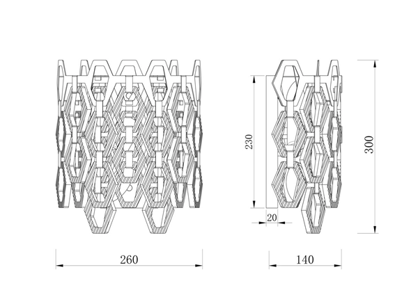 Kinkiet hampton Tissage MOD490WL-02G Maytoni nad łóżko złoty